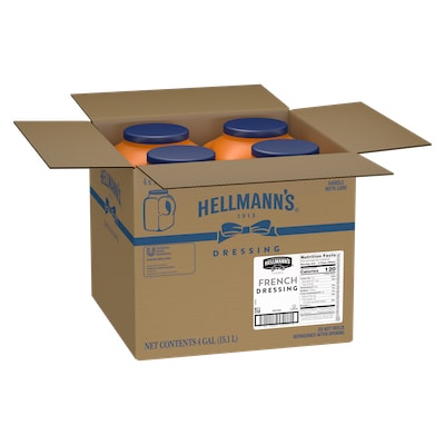 Hellmann's® Classics French Dressing 4 x 1 gal - To your best salads with Hellmann's® Classics French Dressing (4 x 1 gal) that looks, performs and tastes like you made it yourself.